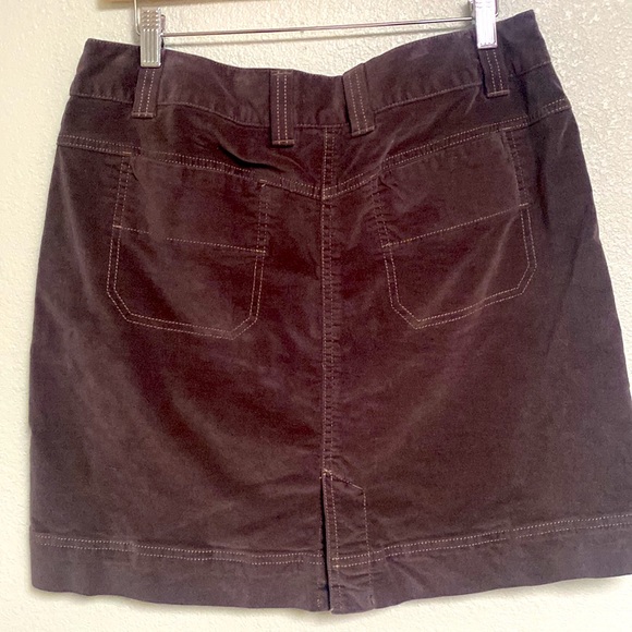 COPY - Athleta Velour Corduroy Gray Taupe Brown Mini Skirt Active Athletic Size… - Picture 3 of 9